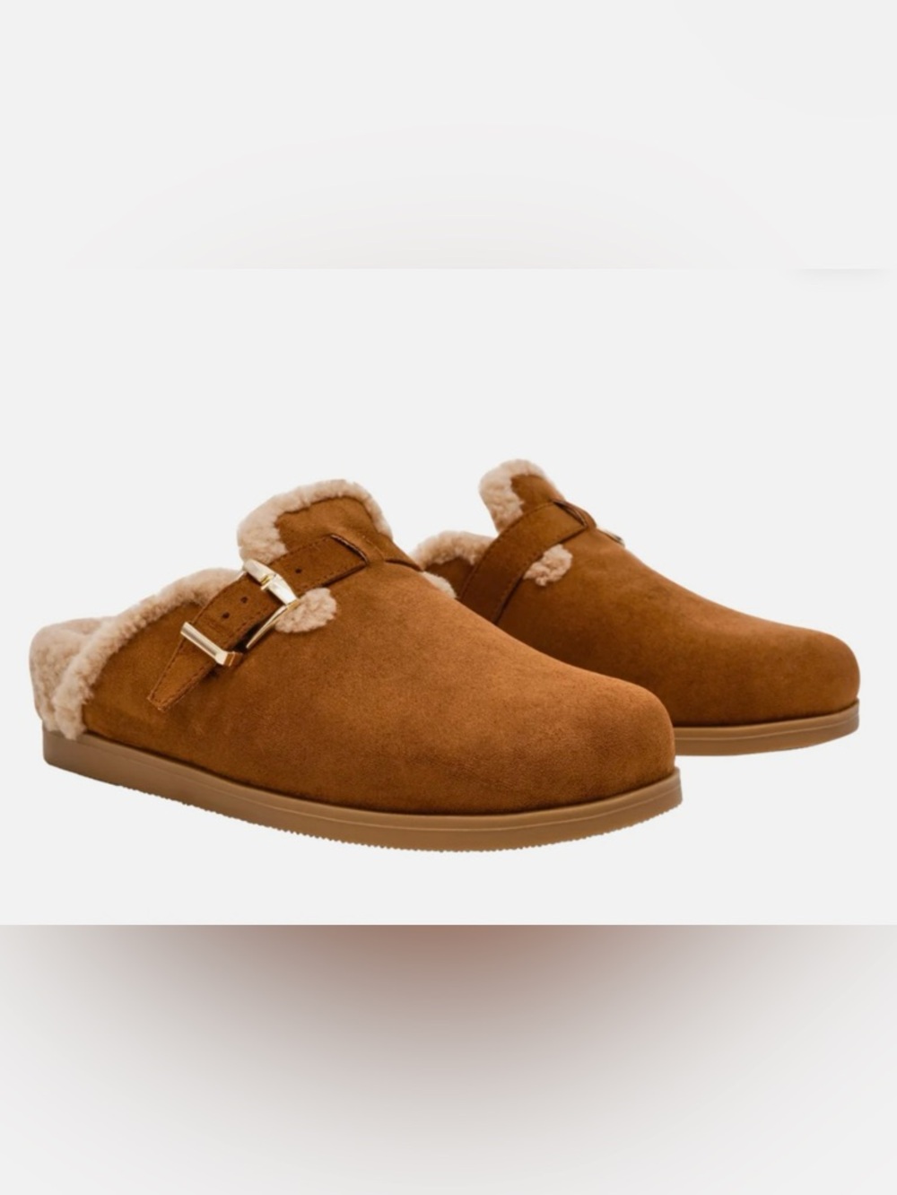 Dolce Vita Women’s Cozy Mules Cognac Size 9 NWT